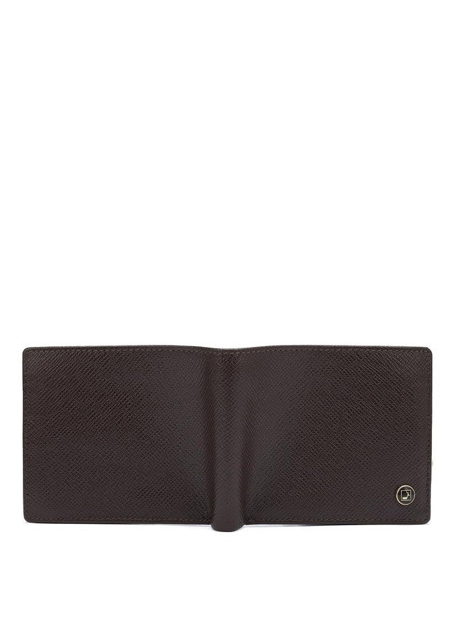 Da Milano RFID Protected Leather Wallet for Men with Card Slot - Brown - Image 4